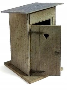 TT - WC kibel wygódka wychodek sławojka 1:120