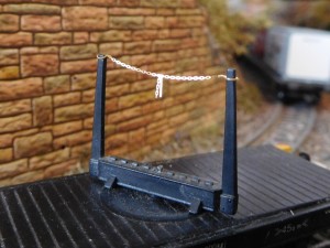 TT - Łańcuchy kłonic wagon 1:120 makieta diorama