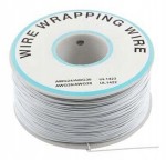 Przewód druciany kynar PVC 0,25mm 10m biały