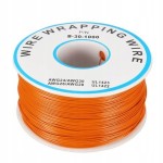 Przewód druciany kynar PVC 0,25mm 10m pomarańczowy