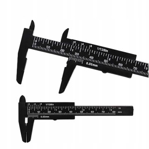 Suwmiarka plastikowa czarna 80mm
