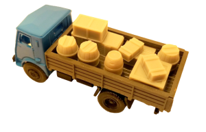 H0 - Detale skrzynie beczki 28 szt. HO 1:87