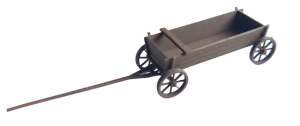 H0 - wóz drewniany 1:87