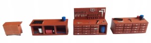 H0 - Meble warsztatowe MODEL HO 1:87 V1