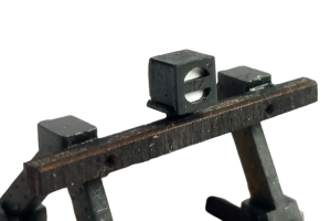 Lampa końca toru na kozioł 1:87 do złożenia