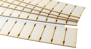 H0 - Płyty drogowe betonowe w paskach 195x27mm