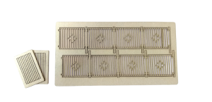 Płot metalowy wzór 2