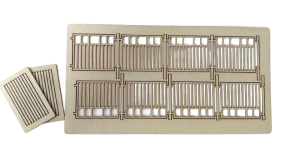 Płot metalowy wzór 3