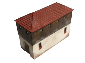 Budynek gospodarczy model w skali H0