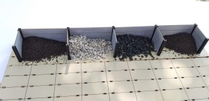 Zasieki betonowe H0 - zestaw startowy