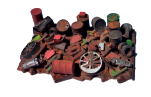 Złom złomowisko H0 54x40mm