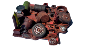 Złom złomowisko H0 40x35