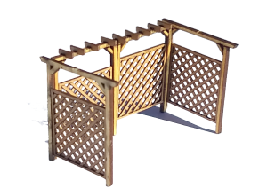 Model pergoli w skali 1:87 v.2