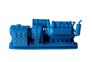 Ładunek na wagon - generator prądu  1:120
