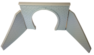 Mur oporowy tunelu w skali 1:120