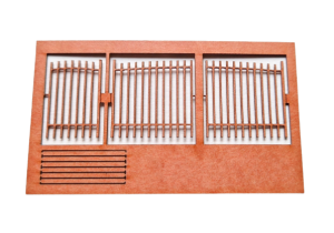 Brama uchylna v2 MODEL w skali 1:87