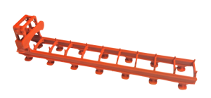 Trak tartaczny model w skali 1:120