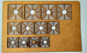 H0 - Kraty pod drzewa HO 1:87 MODEL w skali