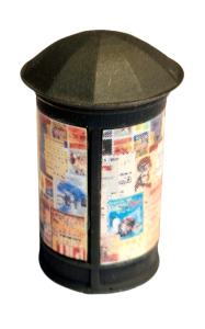 Słup reklamowy MODEL HO 1:87 v2