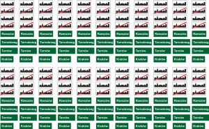 Znak E-17 i D-42 nazwy miejscowości 