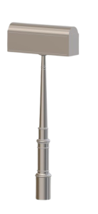 Słup informacyjny peronowy w skali 1:87