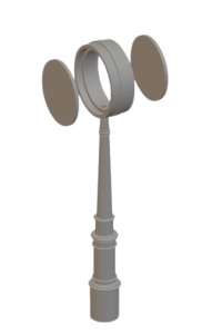 Zegar peronowy w skali H0