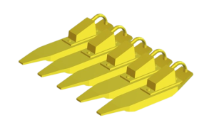 Płozy hamulcowe w skali 1:87 10 sztuk