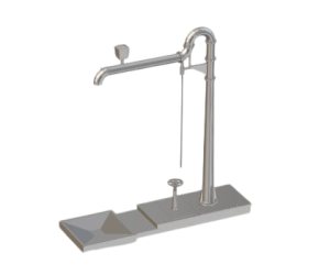 Kran żuraw wodny wasserkran MODEL HO 1:87