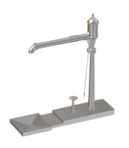 Kran żuraw wodny wasserkran MODEL HO 1:87