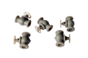 Zawory rurociągu w skali 1:87 10 sztuk