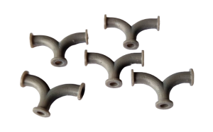 Trójnik duży rurociągu w skali 1:87