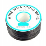 Przewód druciany kynar PVC 0,25mm 10m czarny