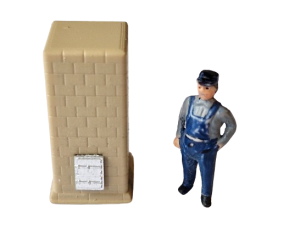 Piec kaflowy - model w skali 1:87