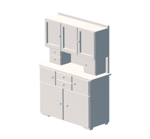 Stary kredens - model w skali 1:87 