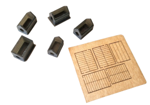 Buda dla psa 1:87 zestaw 5 sztuk