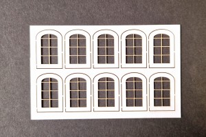 Okna  25x16,5mm 10 sztuk 