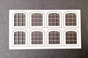 Okna  25x22mm 10 sztuk 