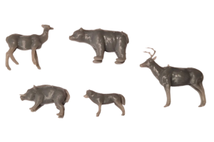 Zwierzęta leśne zestaw w skali 1:87