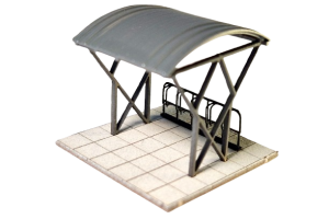 Wiata na rowery model w skali 1:87