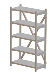 Regał warsztatowy w skali 1:87 2 sztuki