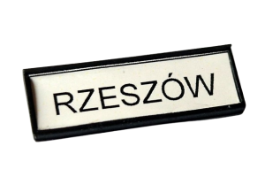 Tablica z nazwą 28x6mm - 3szt.