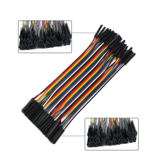 20cm - przewód połączeniowy z wtyczkami żeński-żeński 