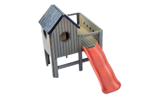 Plac zabaw zjeżdżalnia w skali 1:87