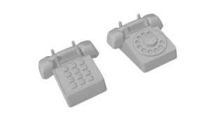 Telefon model w skali 1:120 2 sztuki 