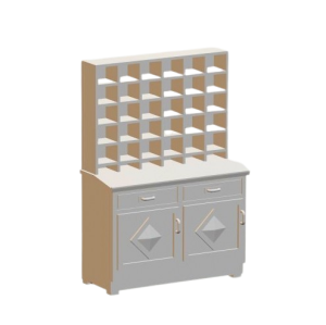 Szafka pocztowa w skali 1:87