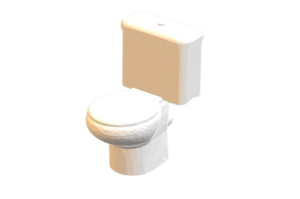 Dolnopłuk WC skala 1:87 10 sztuk