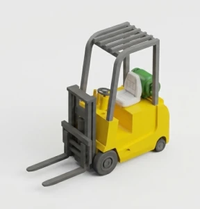 Wózek widłowy sztaplarka HO 1:87 MODEL