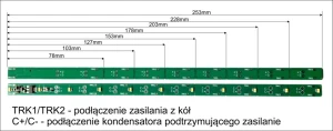 Oświetlenie wagonów 78-253mm 
