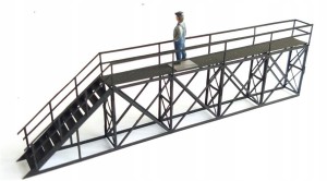 H0 - Rampa kolejowa inspekcyjna 1:87