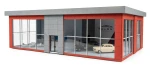 Model Kartonowy – Salon Samochodowy Skala 1:87 / H0